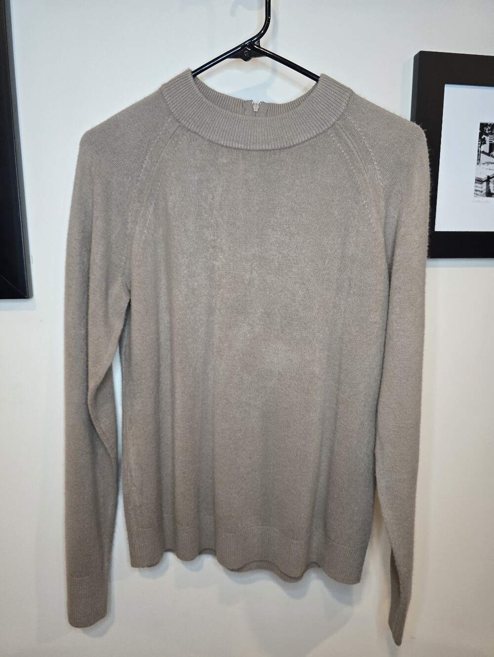 Lightweight Taupe Crewneck Sweater - Classic Everyday Knit